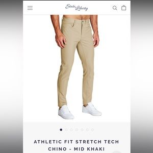 State and Liberty Athletic Fit Stretch Chinos